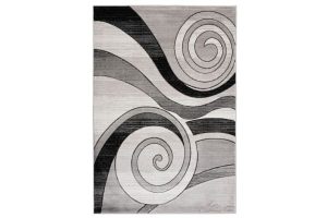 Grey Black Top Bristol Rug