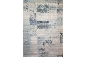 R4H Grey Patched Area Rug