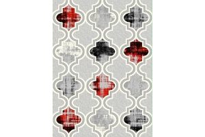 Mersin Red Spade Area Rug