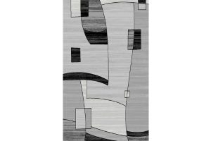 Ibiza Grey Square Area Rug