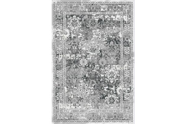 Rome Faded Grey Area Rug