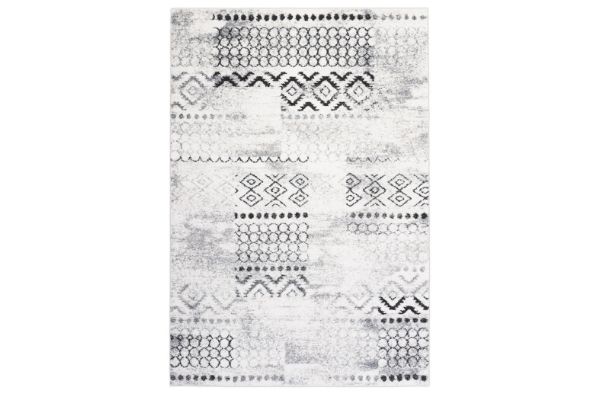 Cambridge Grey and White Area Rug