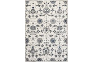 La Perla 5542C L Grey White Area Rug