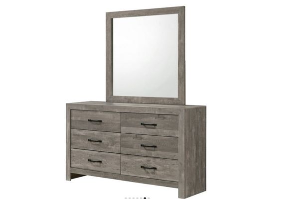 Charlotte Modern Farmhouse Bedroom Set with LED Lights & USB Ports - Image 3