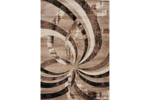 Bristol Brown Swirl Area Rug