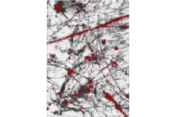 Boston P844A WHITE-RED Area Rug