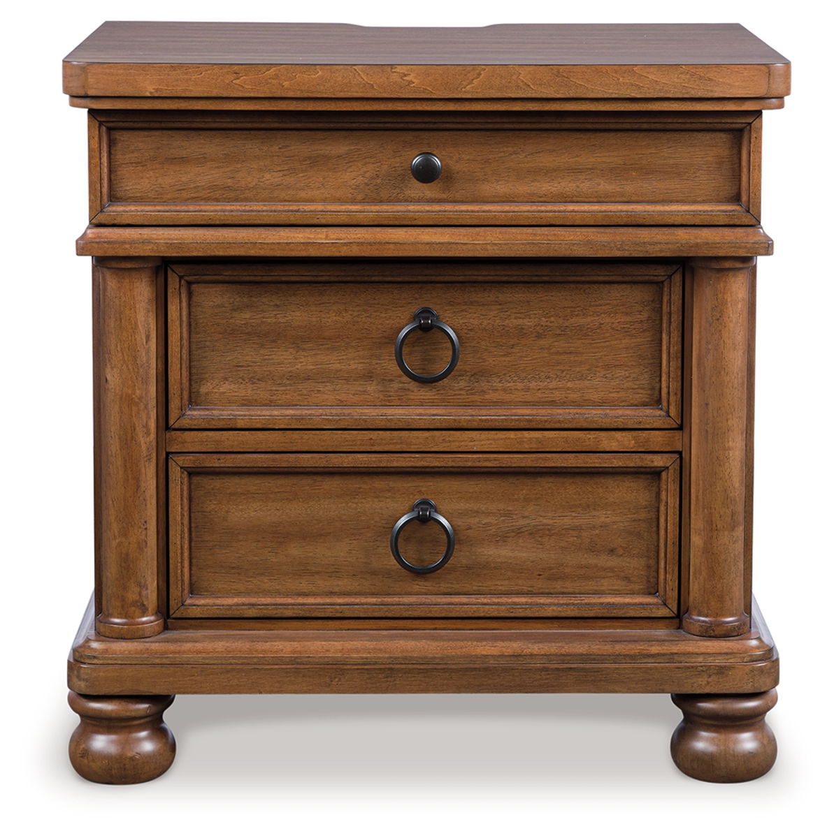Rowlenstown - Three Drawer Night Stand - Image 2