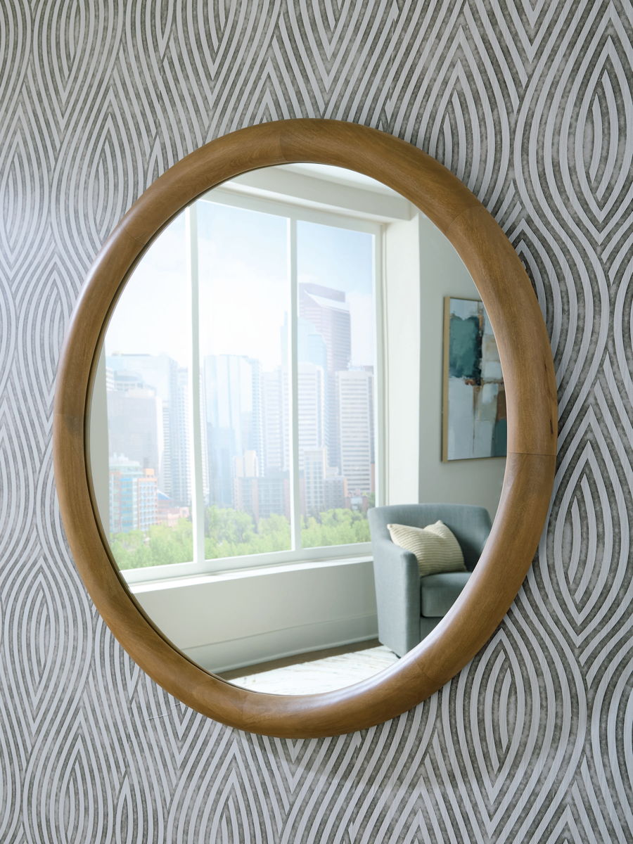 Yadiel - Accent Mirror - Brown - Image 3