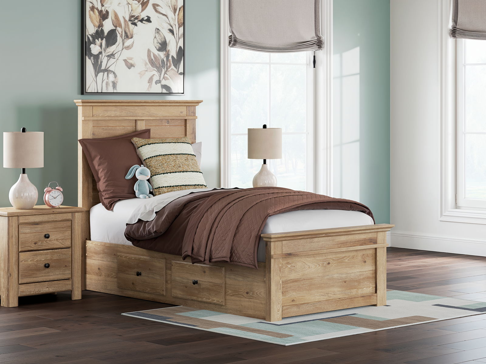Makidern - Panel Storage Bed - Image 9