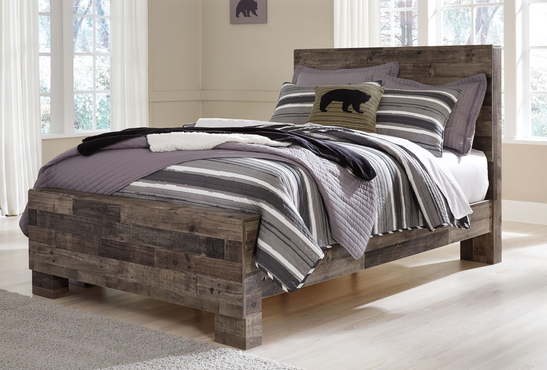 Derekson - Panel Bed - Image 5