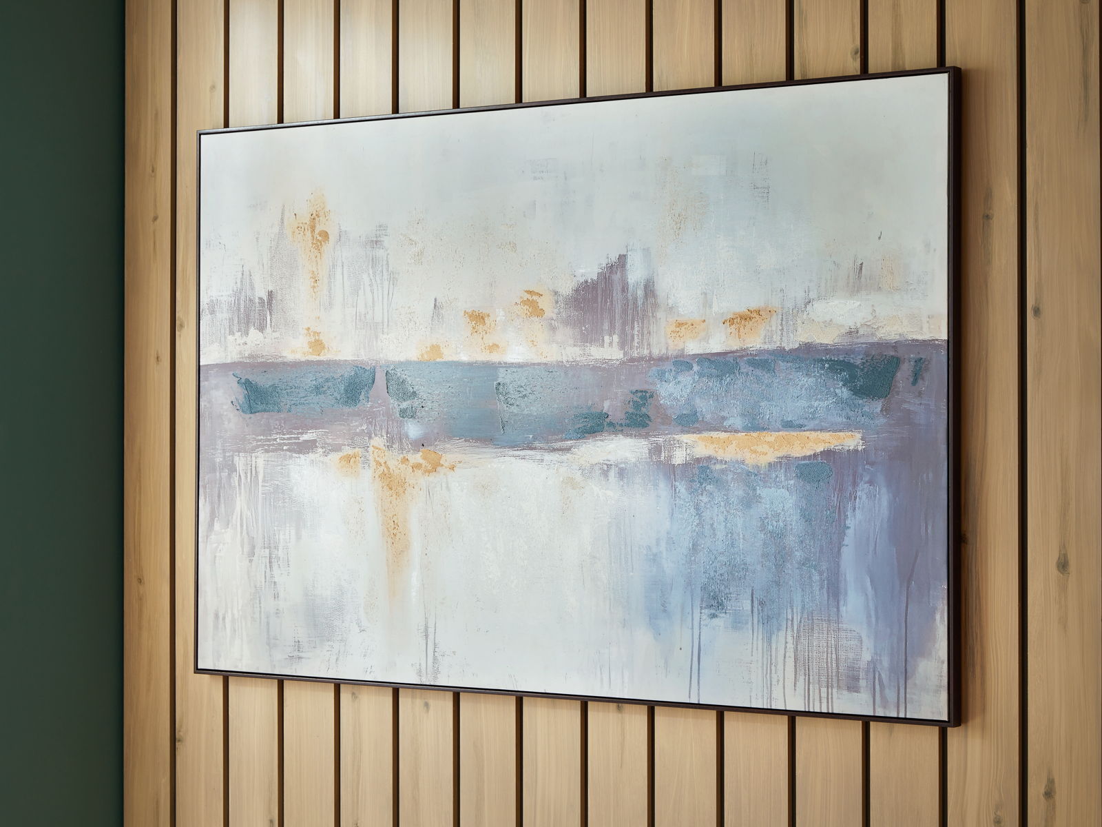 Gatesford - Wall Art - Blue / White / Tan - Image 4