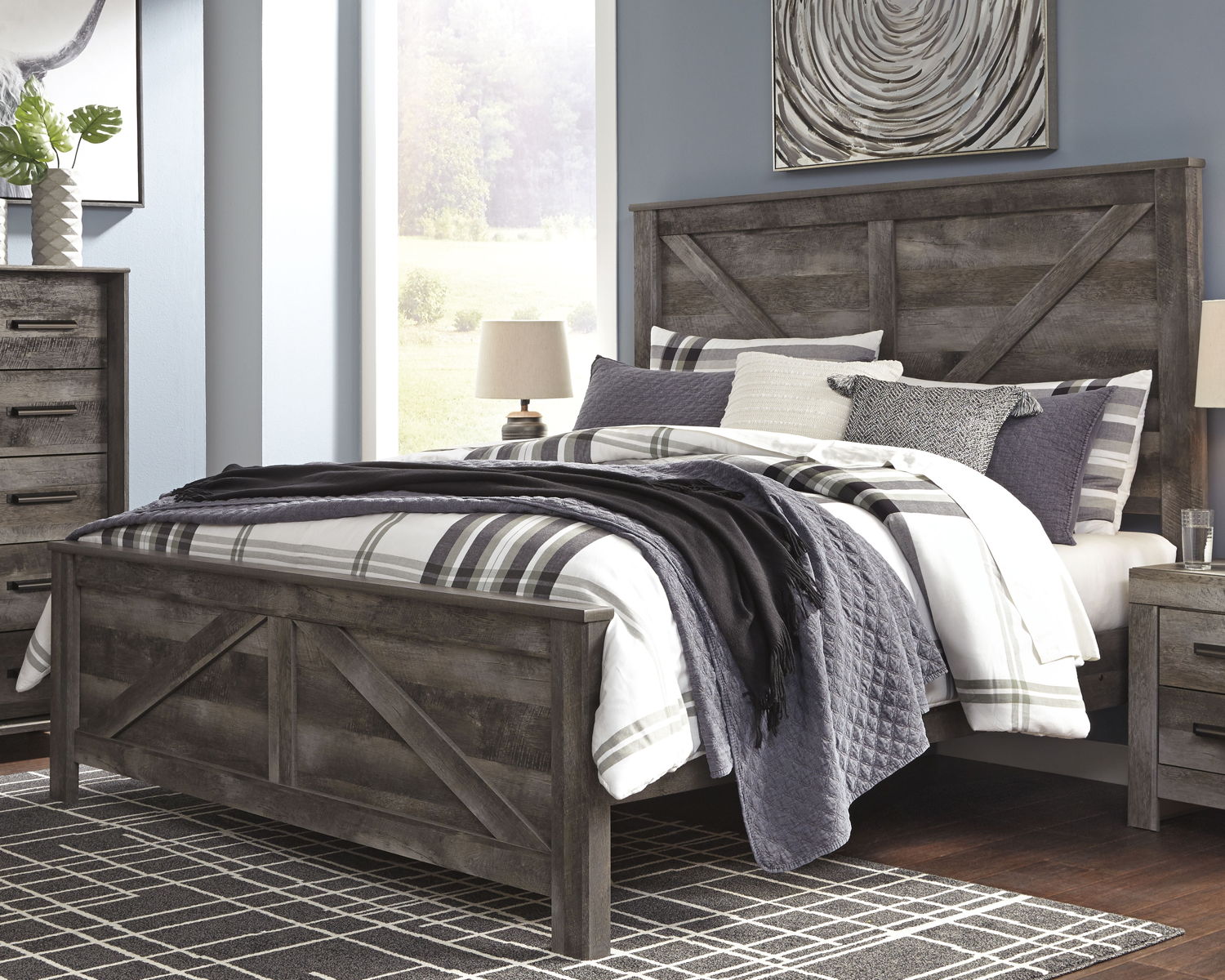 Wynnlow - Crossbuck Panel Bed - Image 3