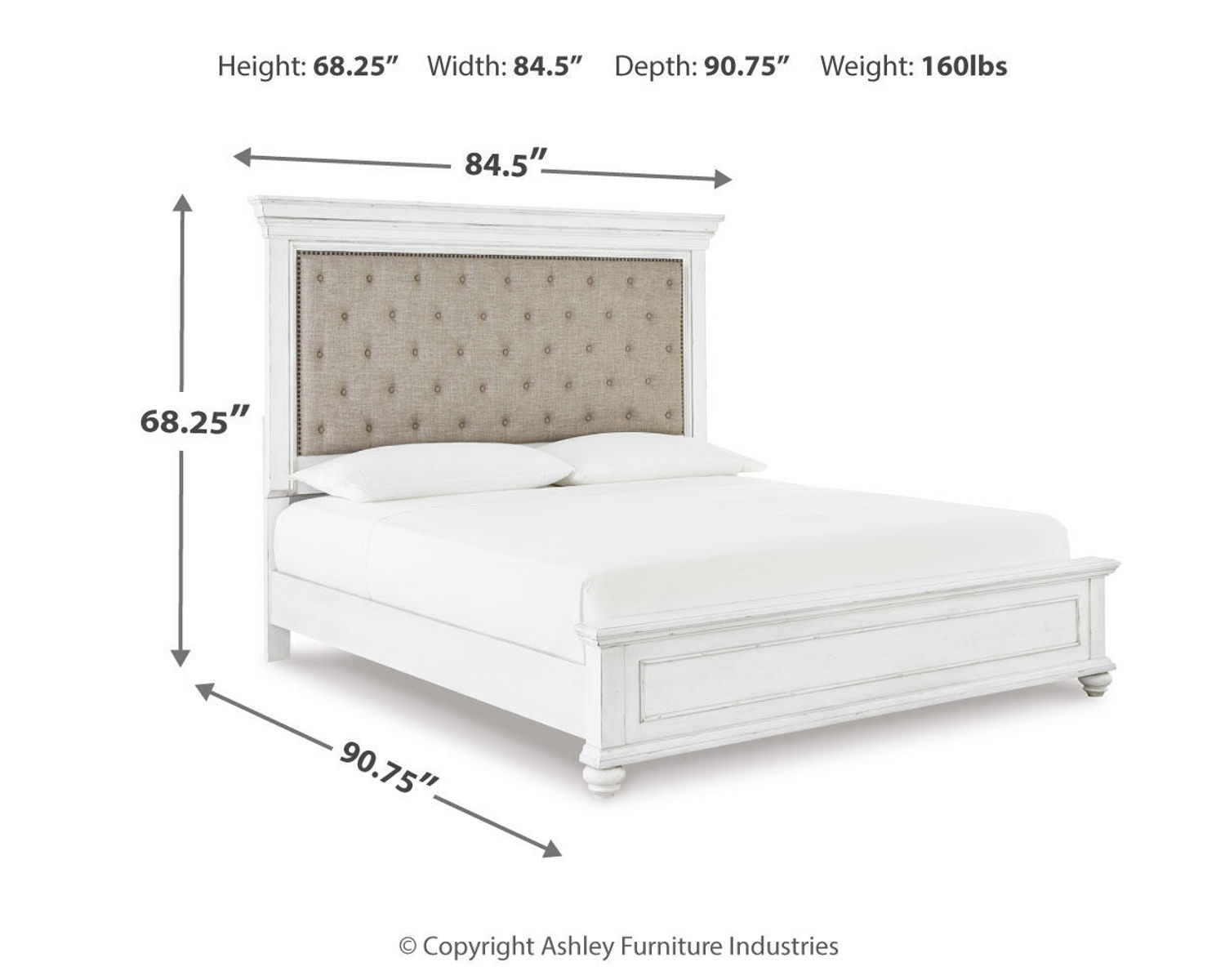 Kanwyn - Upholstered Panel Bed - Image 5