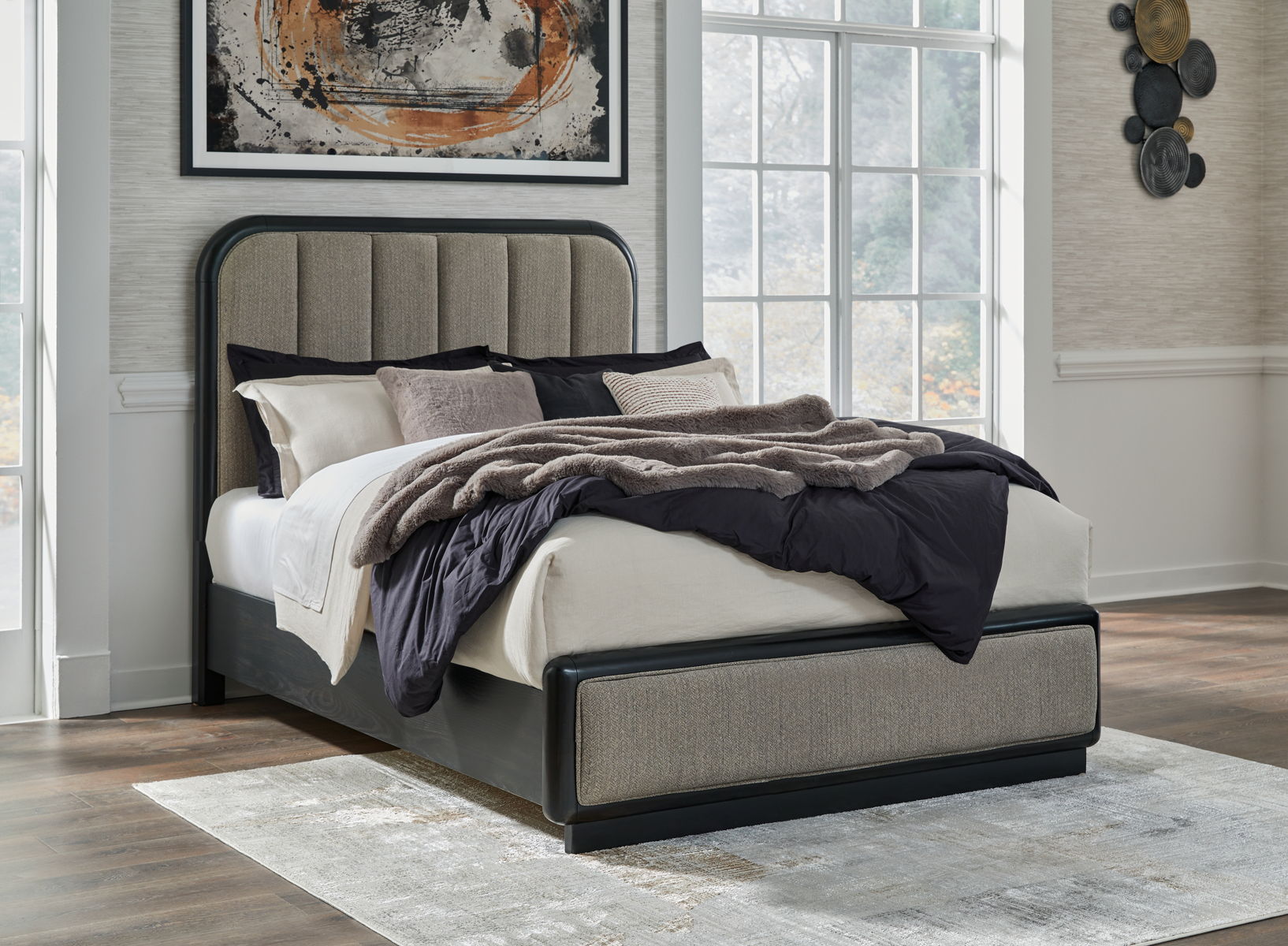 Rowanbeck - Upholstered Panel Bed - Image 5