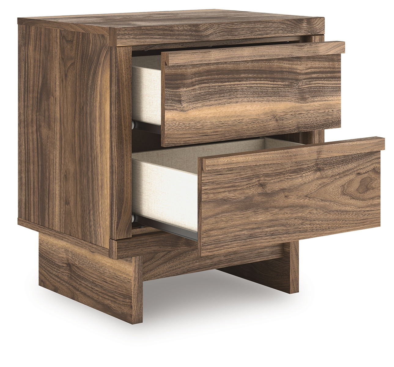 Chirason - Two Drawer Night Stand - Brown - Image 4