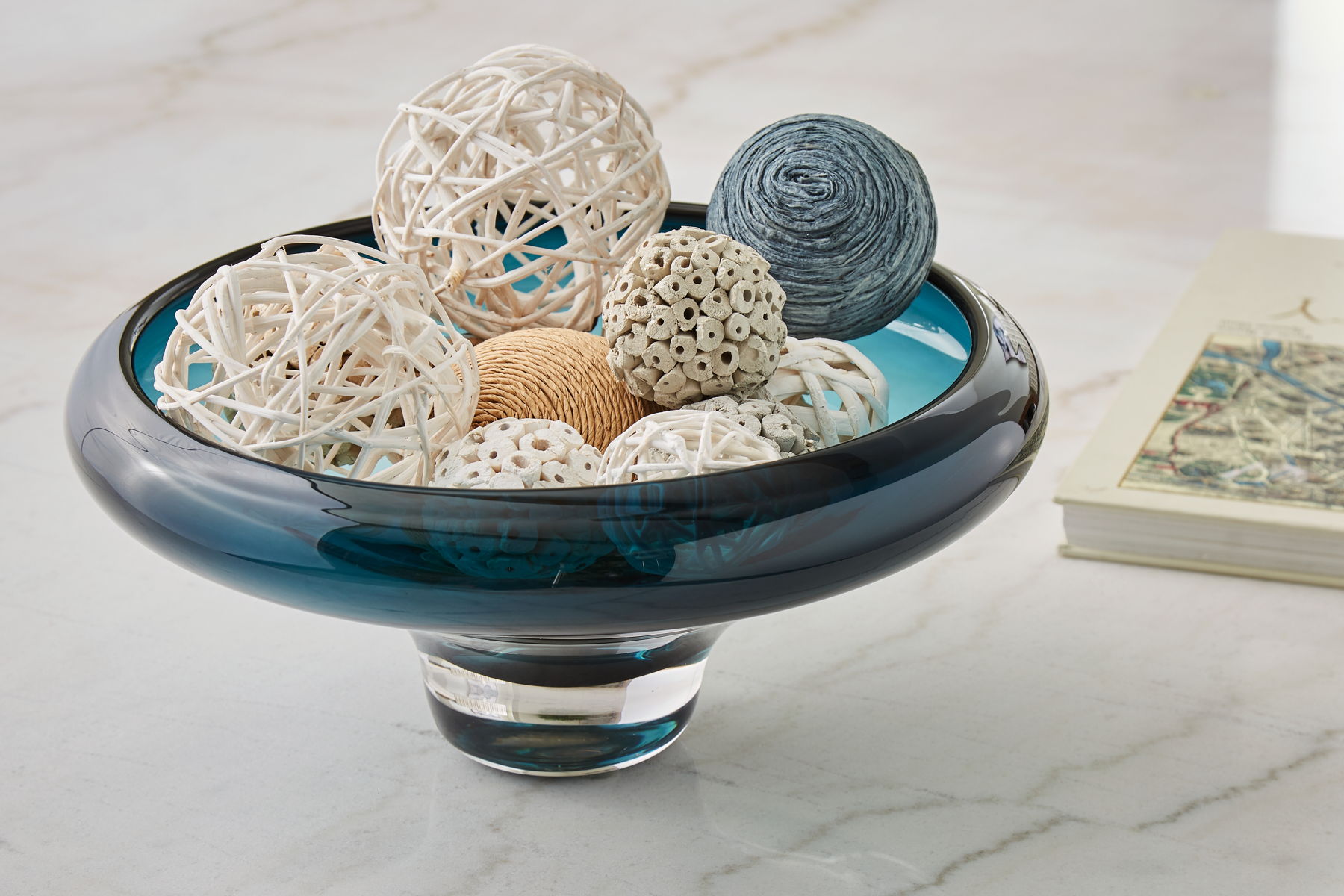 Vallborough - Bowl - Teal Blue - Image 3