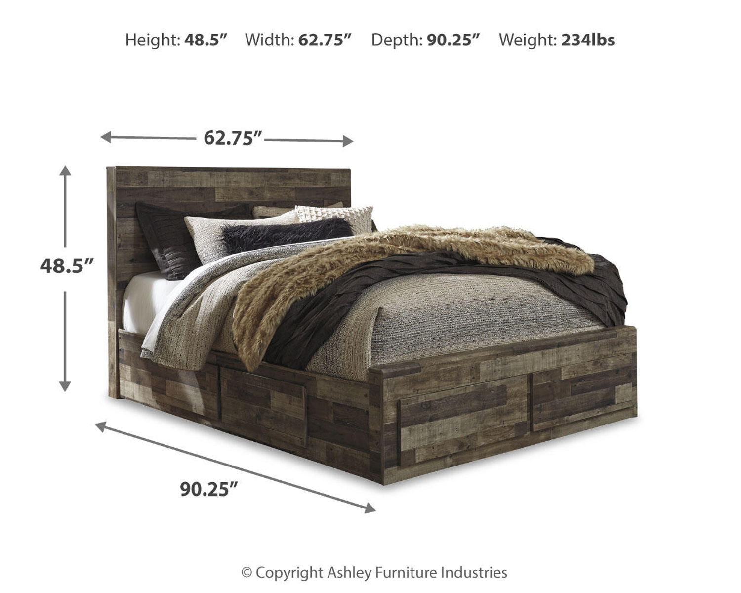 Derekson - Panel Bed - Image 7