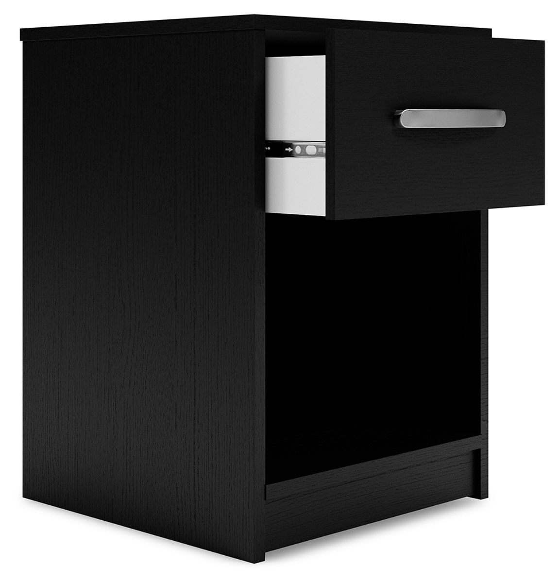 Finch - One Drawer Night Stand - Black - Image 4
