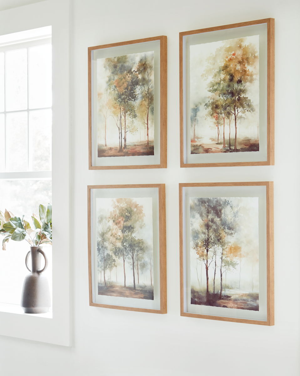 Bryneford - Wall Art Set (Set of 4) - Multi - Image 2