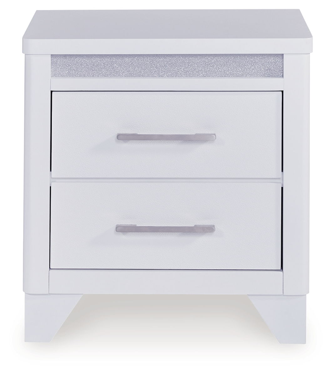 Jarlee - Two Drawer Night Stand - White - Image 2