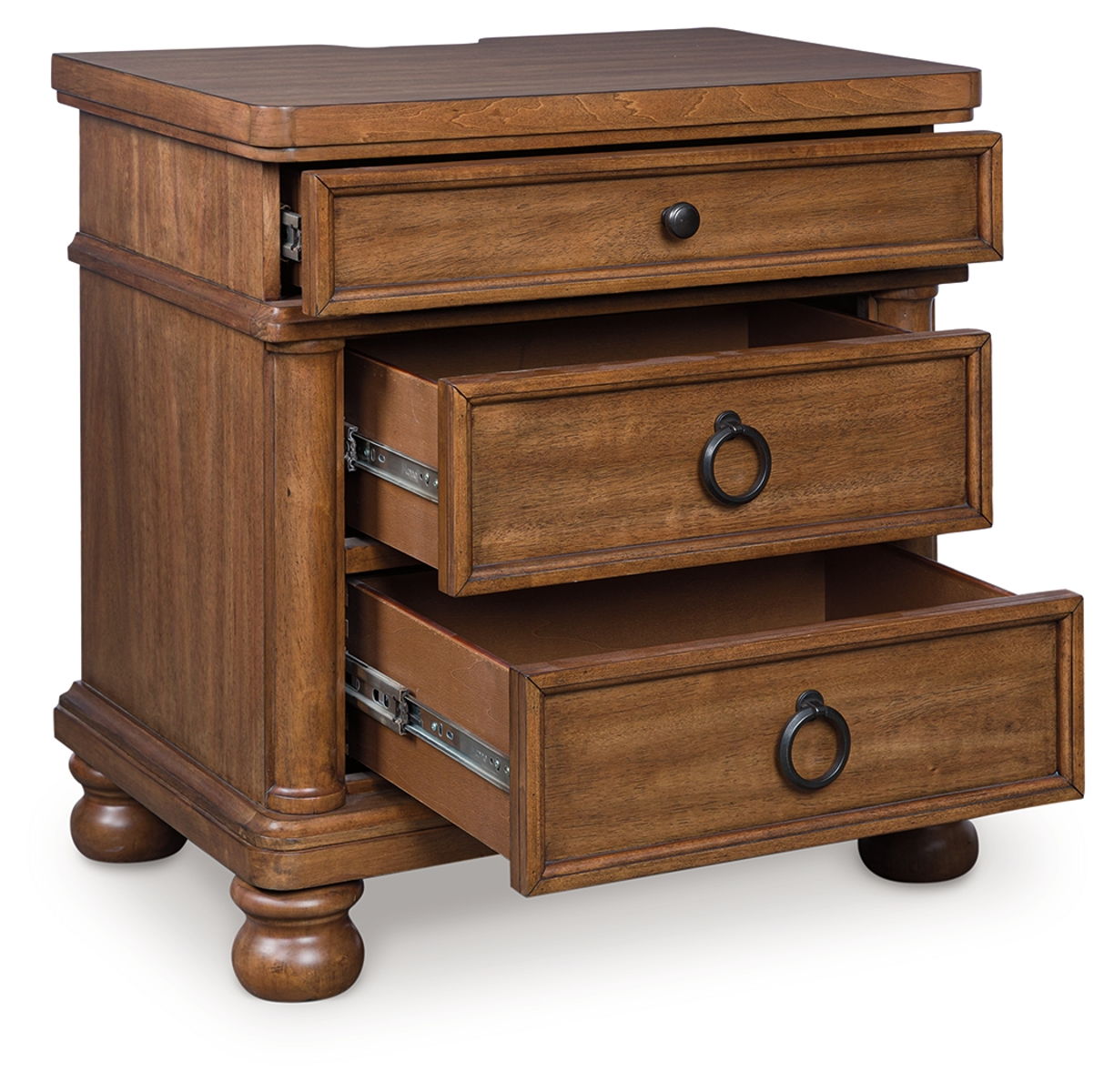 Rowlenstown - Three Drawer Night Stand - Image 7