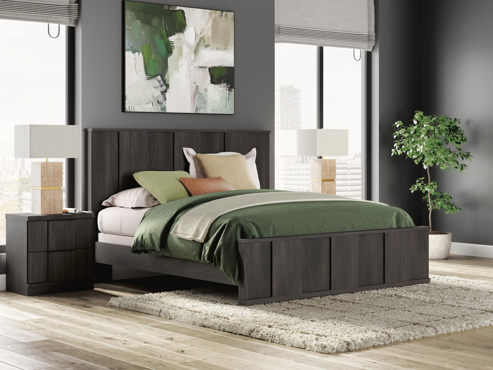 Shaehartin - Panel Bed - Image 2