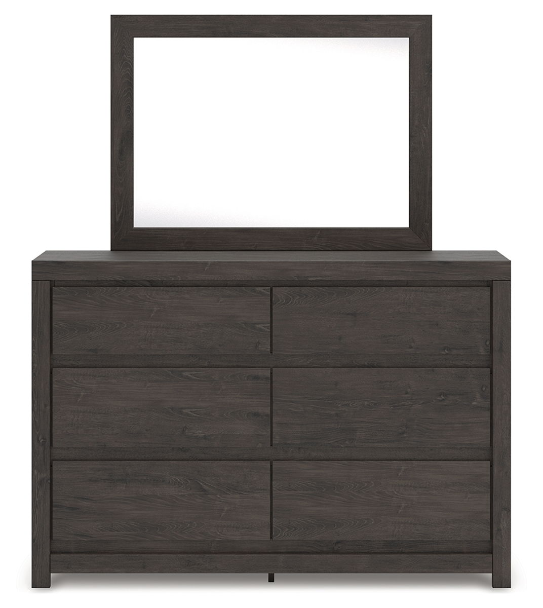 Fraluna - Dresser And Mirror - Charcoal - Image 4