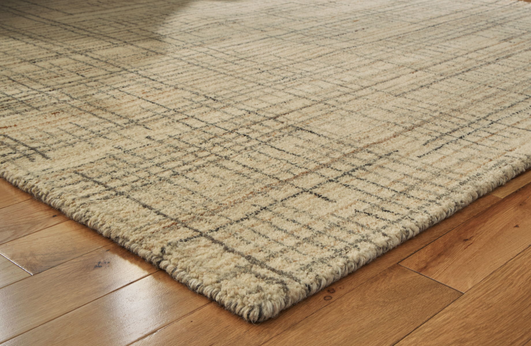 Janston - 5' x 7' Rug - Ivory / Gray / Tan - Image 4