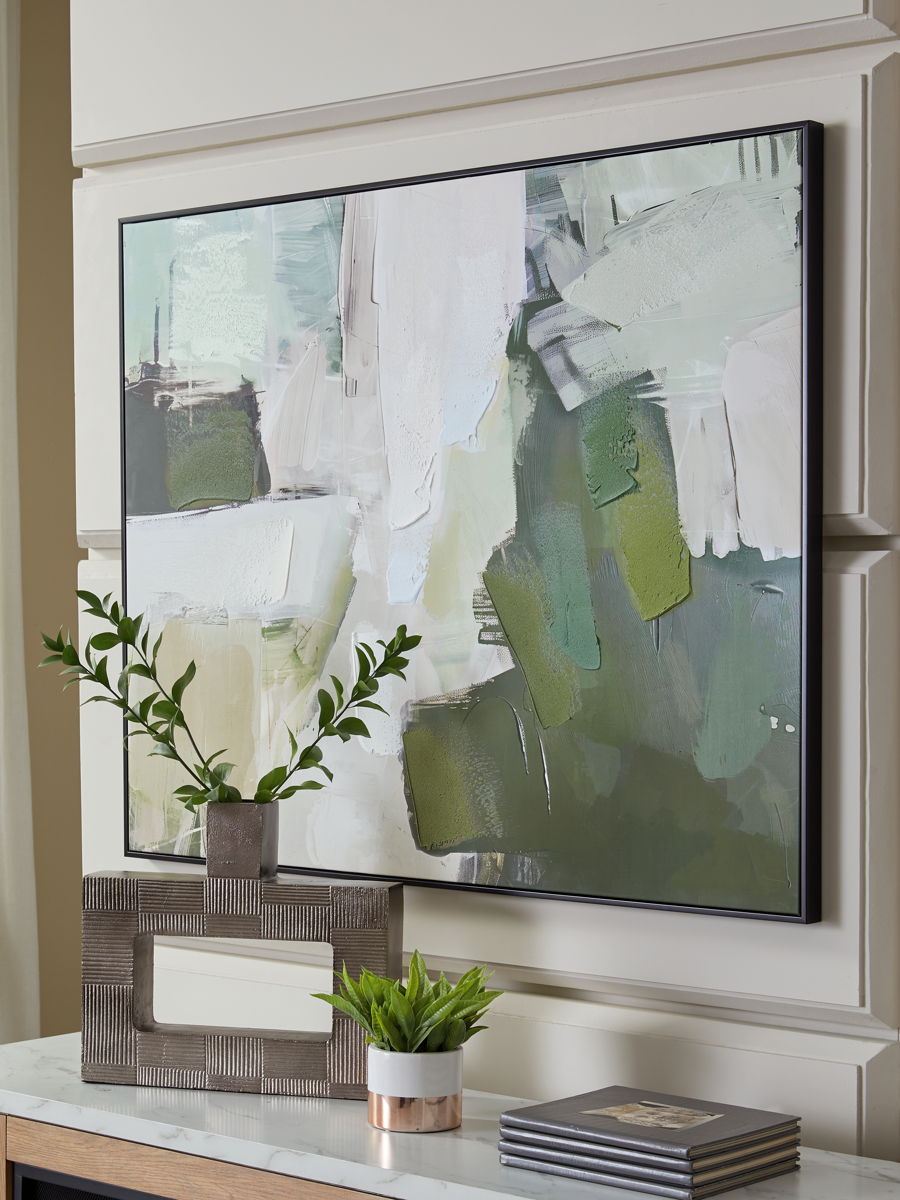 Vinick - Wall Art - Green / Gray / White - Image 2