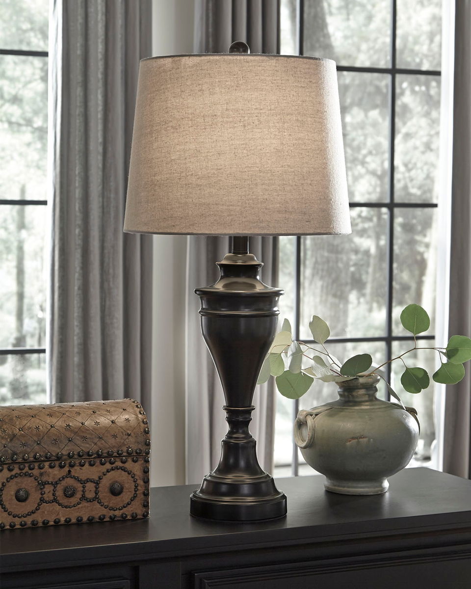 Darlita - Metal Table Lamp (Set of 2) - Bronze Finish - Image 3
