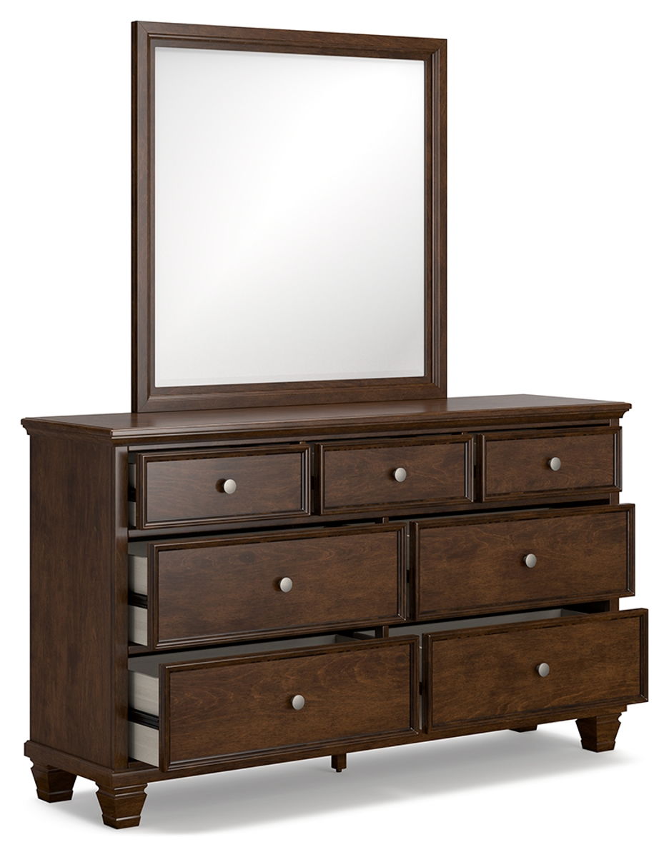 Danabrin - Dresser And Mirror - Brown - Image 4