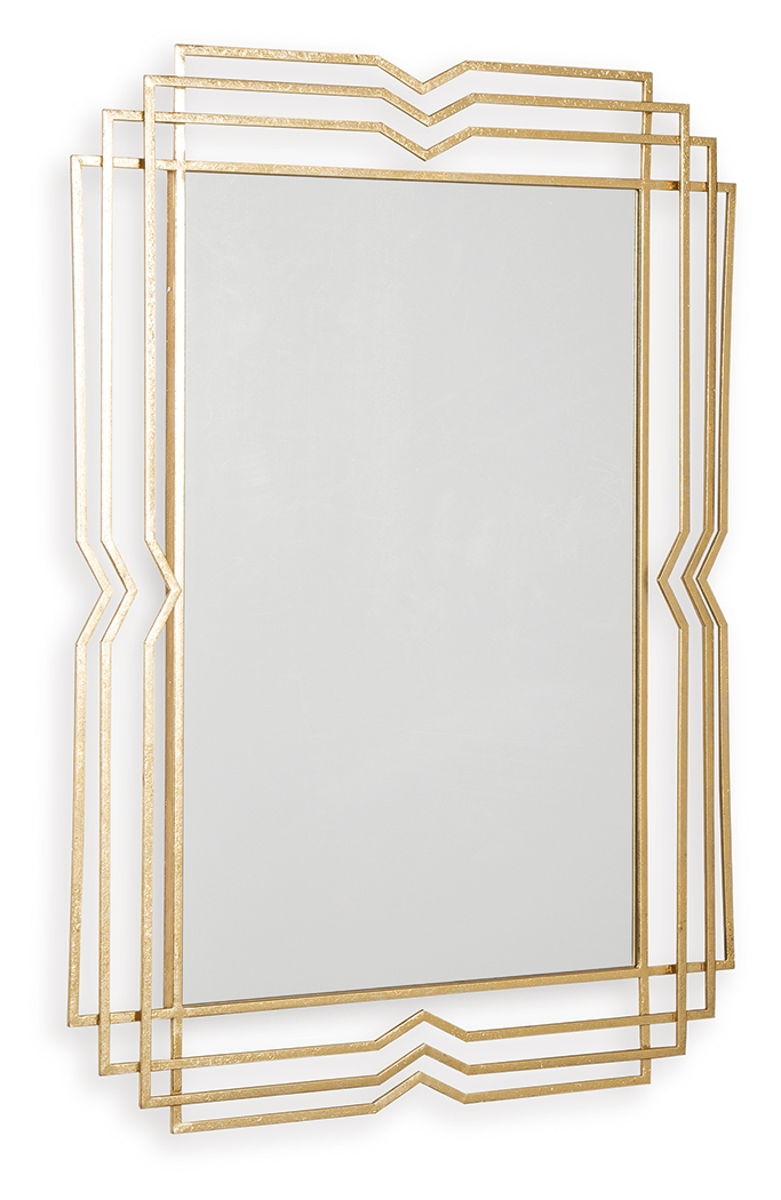 Claybrook - Accent Mirror - Gold Finish - Image 4