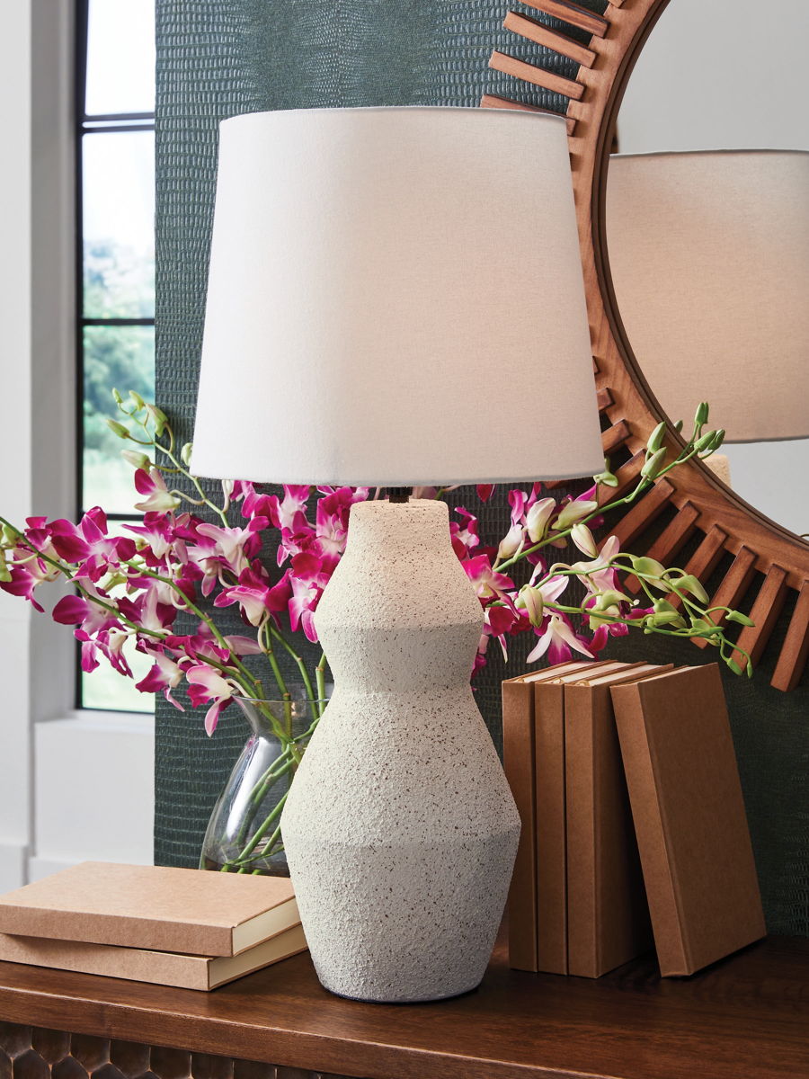 Dawthorne - Paper Table Lamp - Cream - Image 4