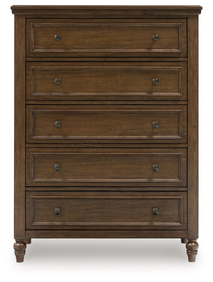 Sturlayne - Five Drawer Chest - Brown - Image 3