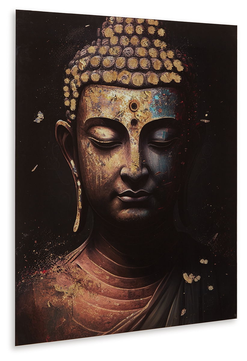 Caymoore - Wall Art - Black / Gold Finish - Image 4