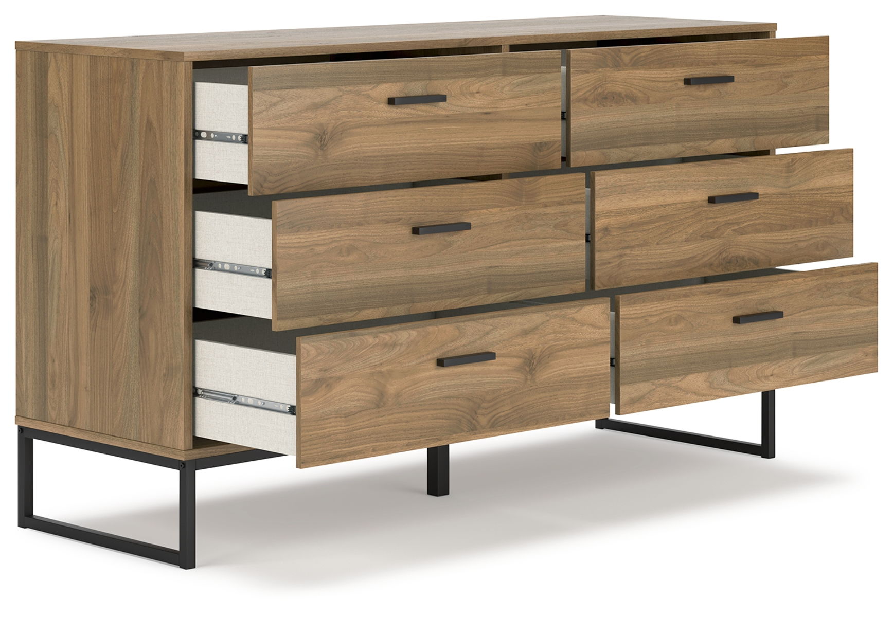 Deanlow - Six Drawer Dresser - Honey - Image 4