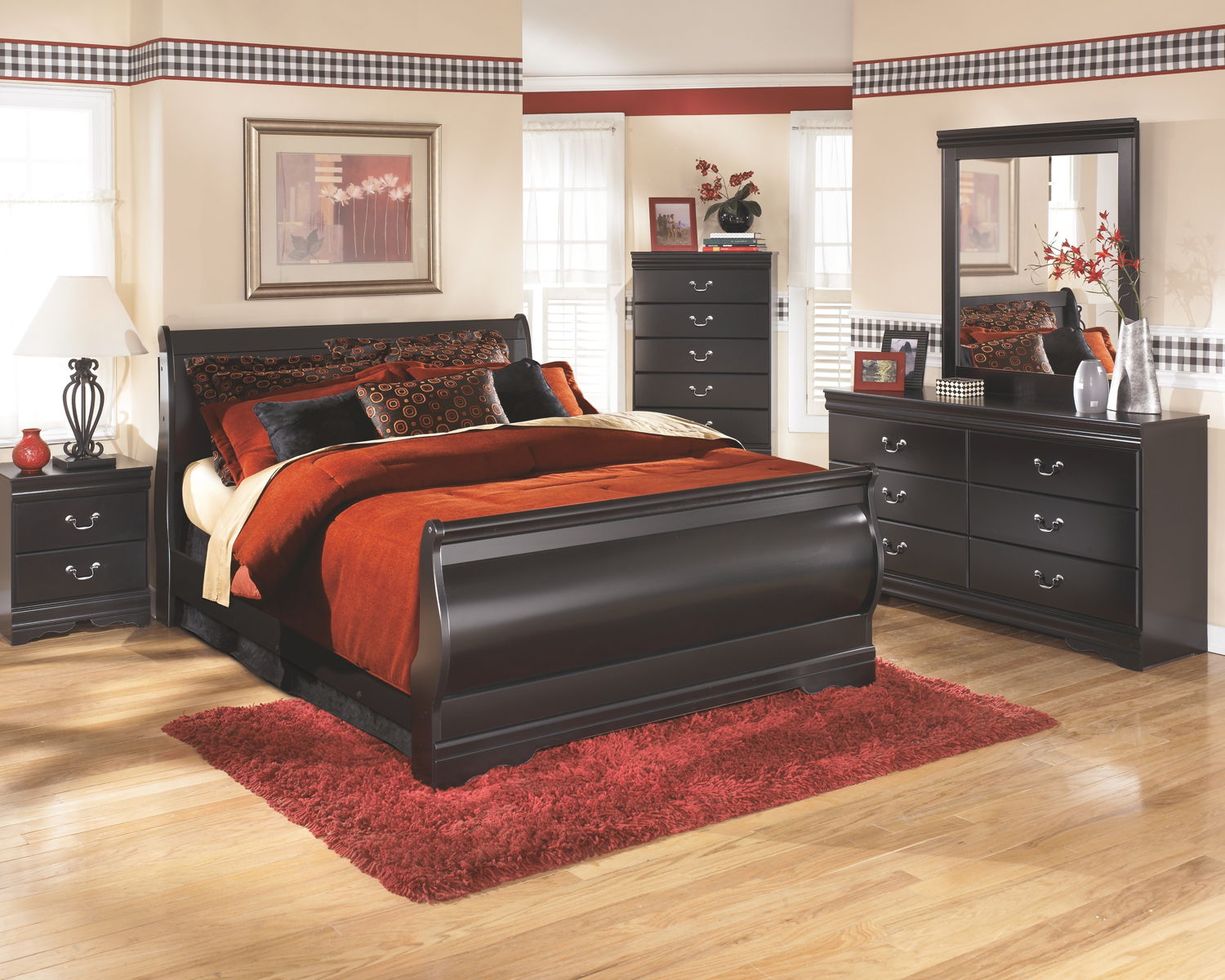 Huey Vineyard - Sleigh Bed - Image 2