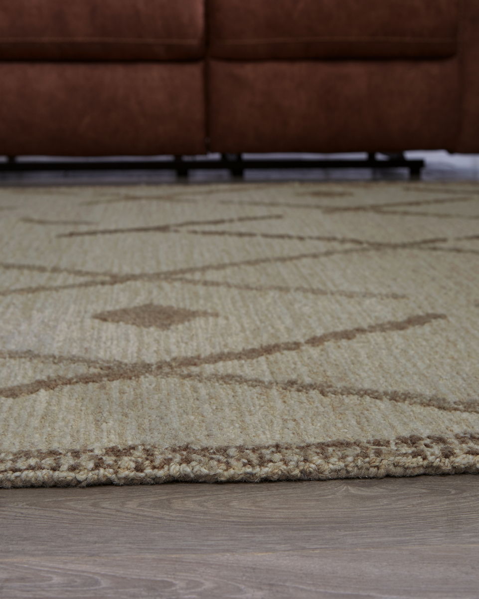 Guyford - 5' x 7' Rug - Beige / Brown - Image 3