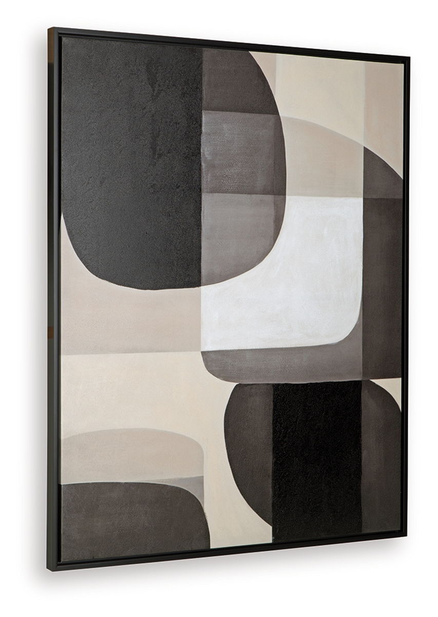 Kesleigh - Wall Art - Black / White - Image 4