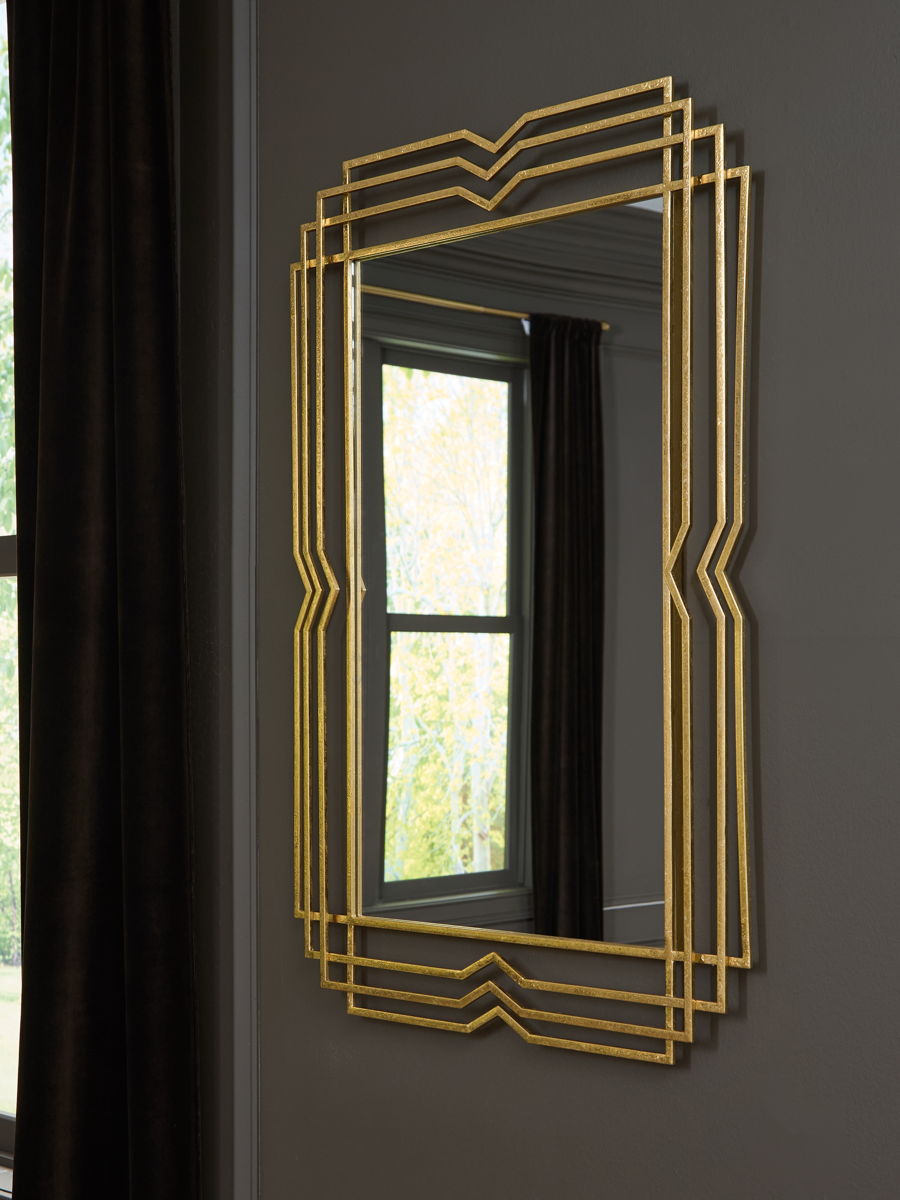Claybrook - Accent Mirror - Gold Finish - Image 3