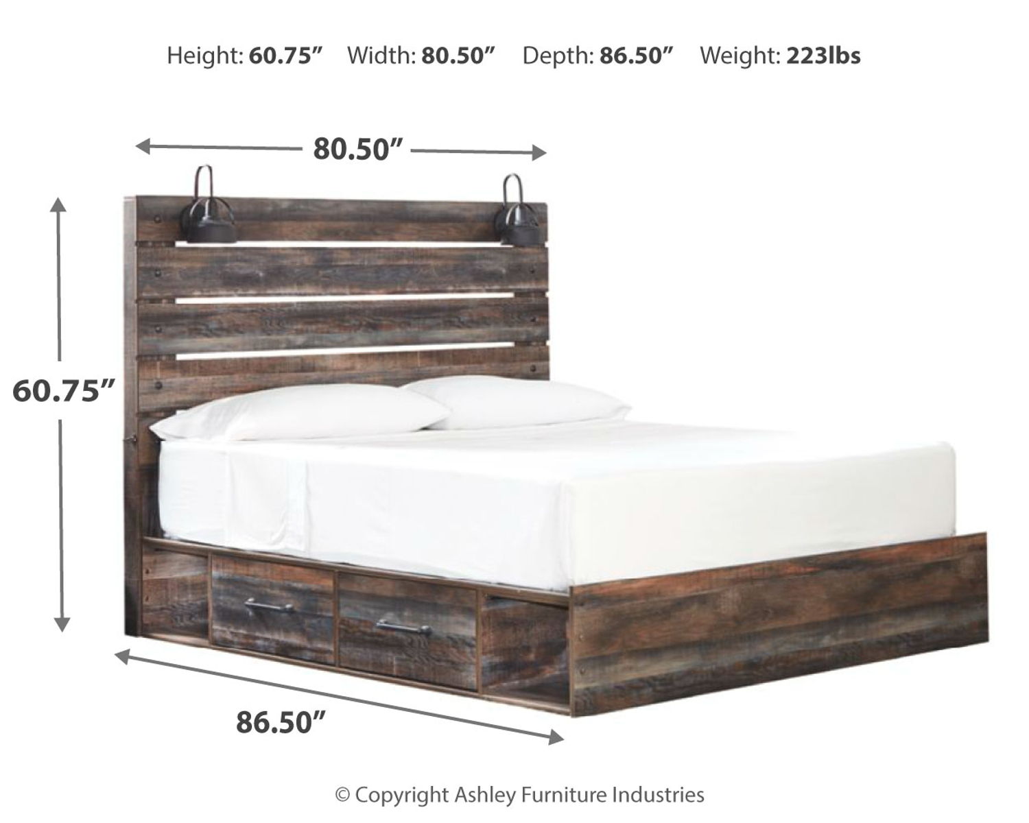 Drystan - Panel Bedroom Set - Image 4