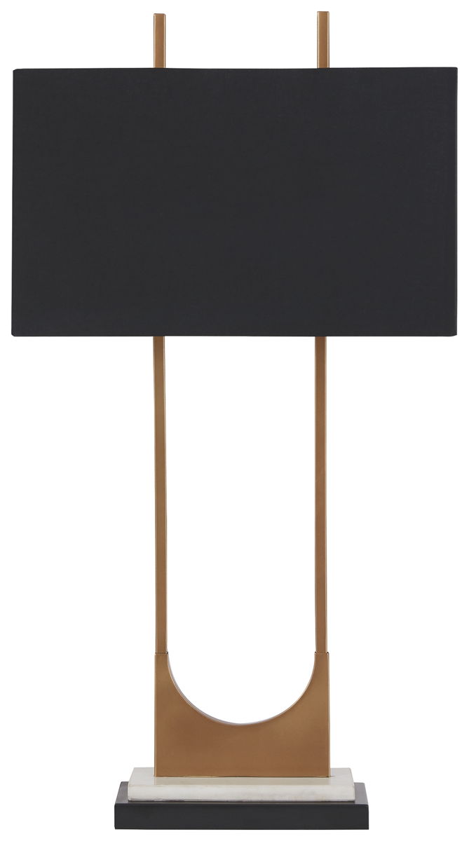 Malana - Metal Table Lamp - Brass Finish