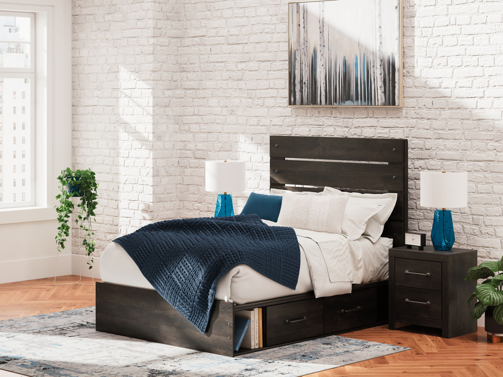 Hollivern - Panel Storage Bed - Image 2