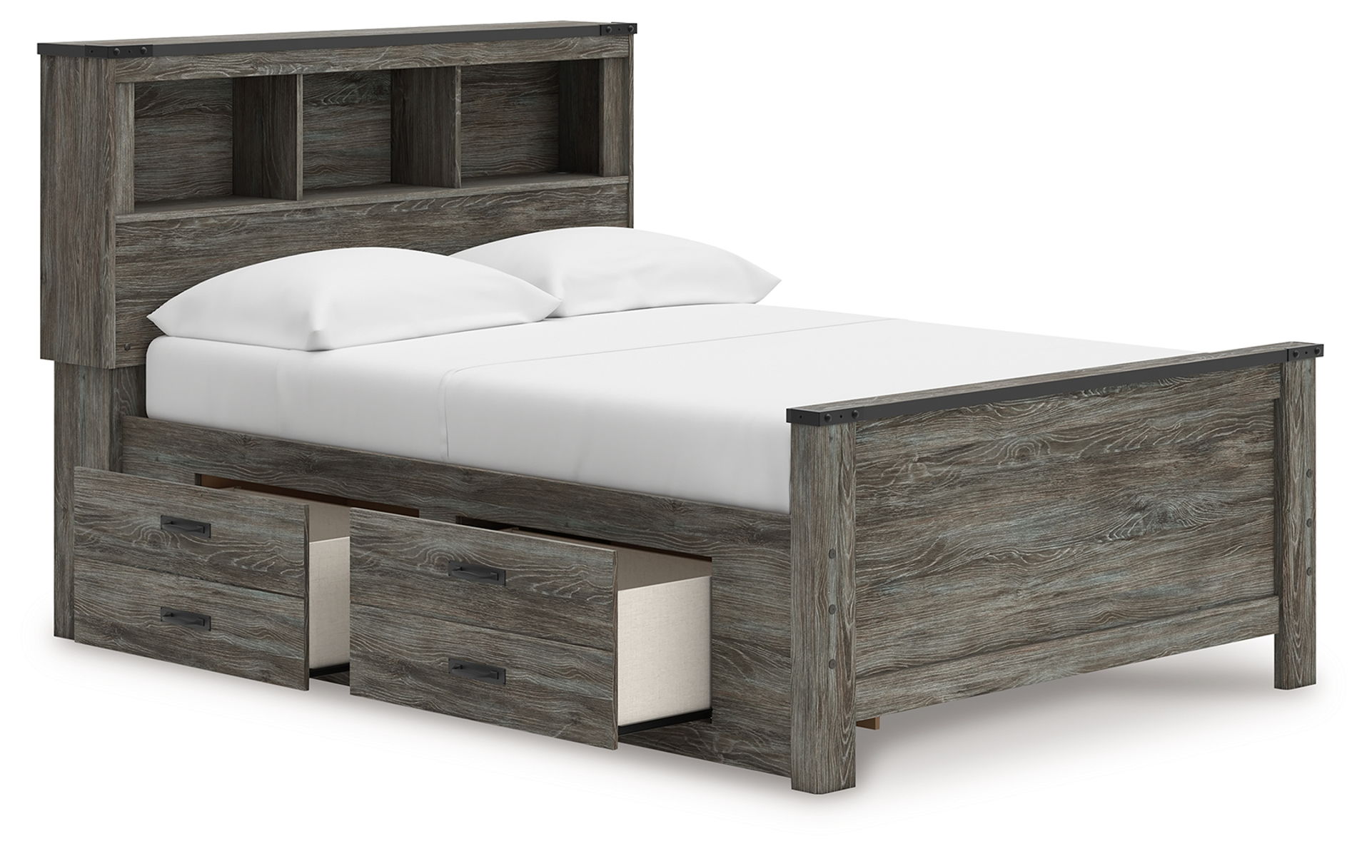 Frandern - Bookcase Panel Bed - Image 3