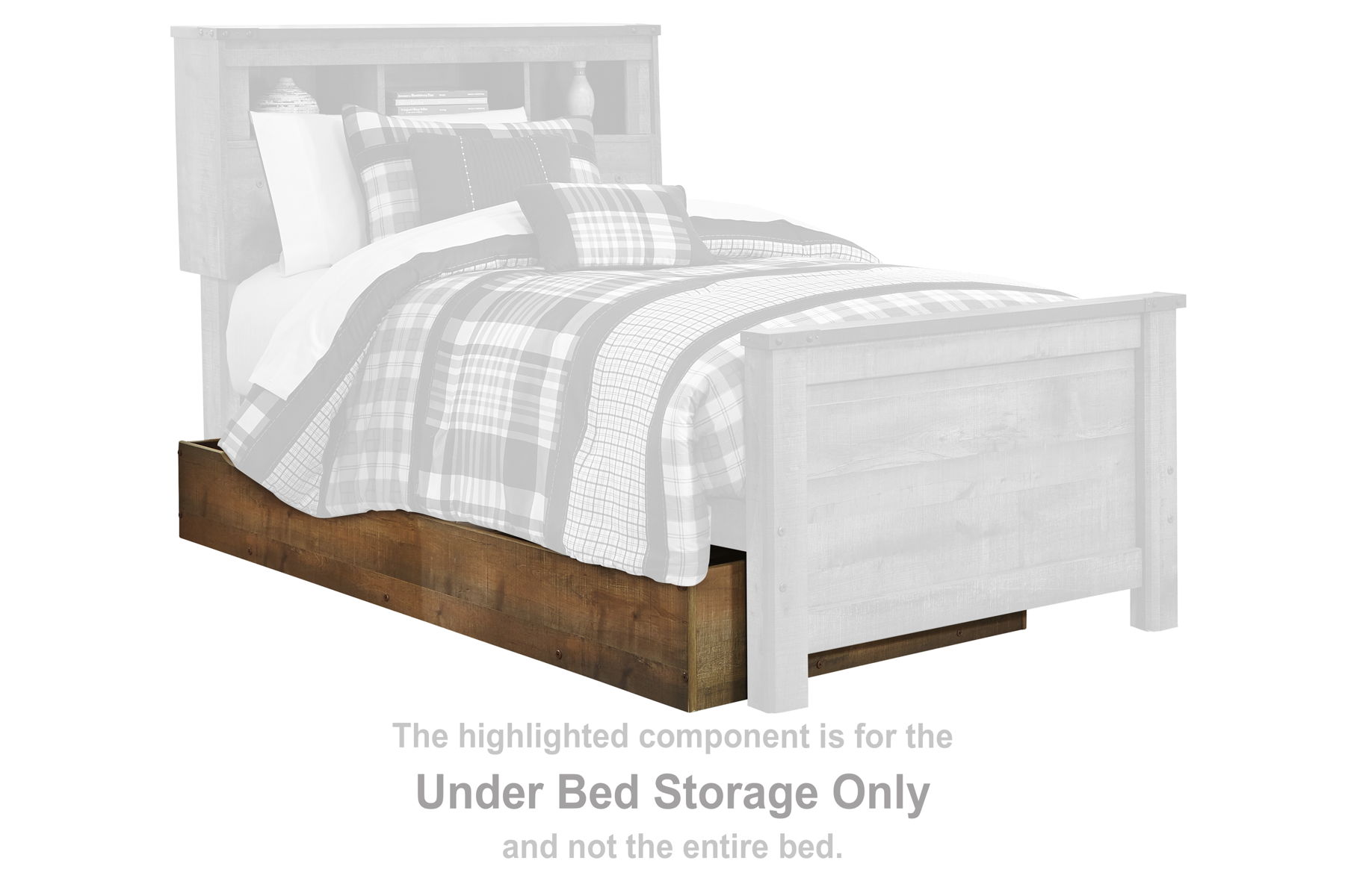 Trinell - Bookcase Storage Bed - Image 5