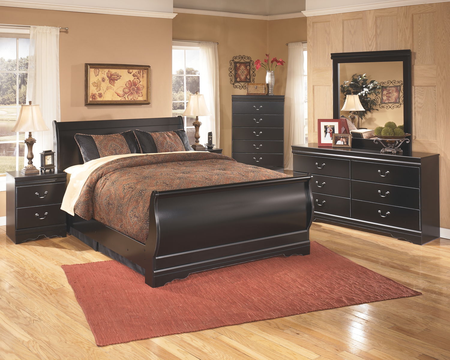 Huey Vineyard - Sleigh Bed - Image 5