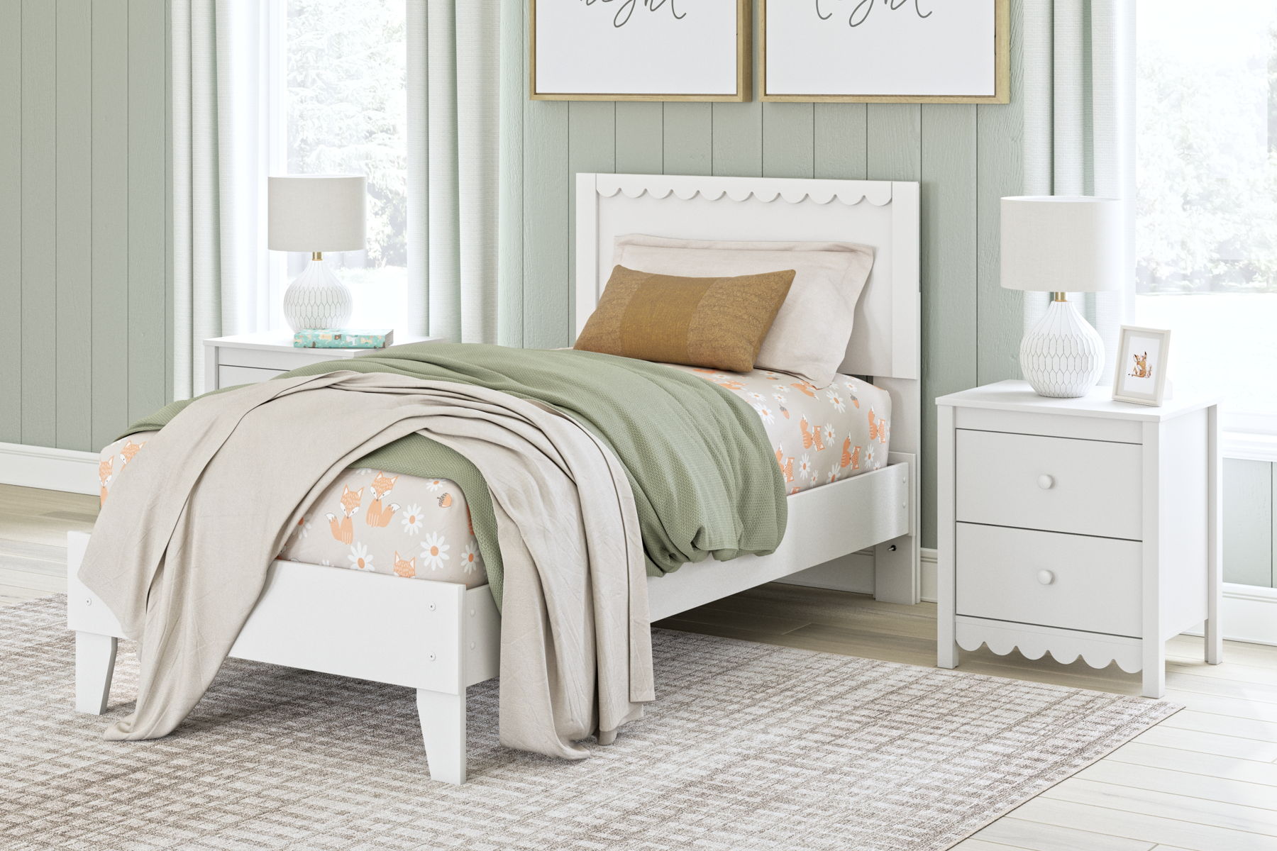 Hallityn - Panel Platform Bed - Image 4