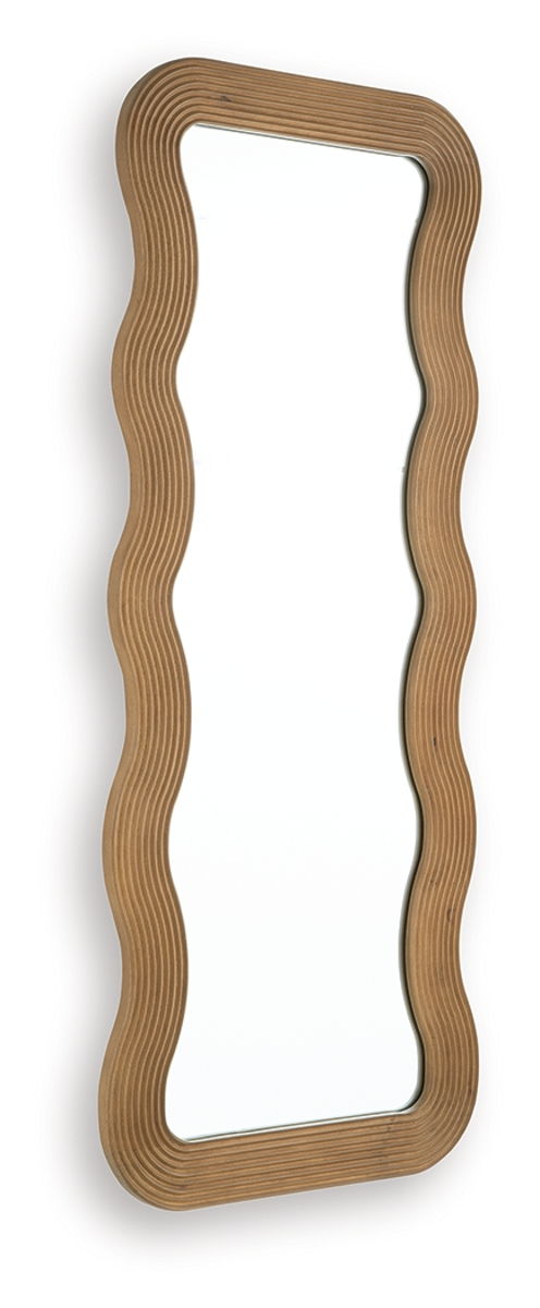 Ellisonville - Floor Mirror - Brown - Image 4