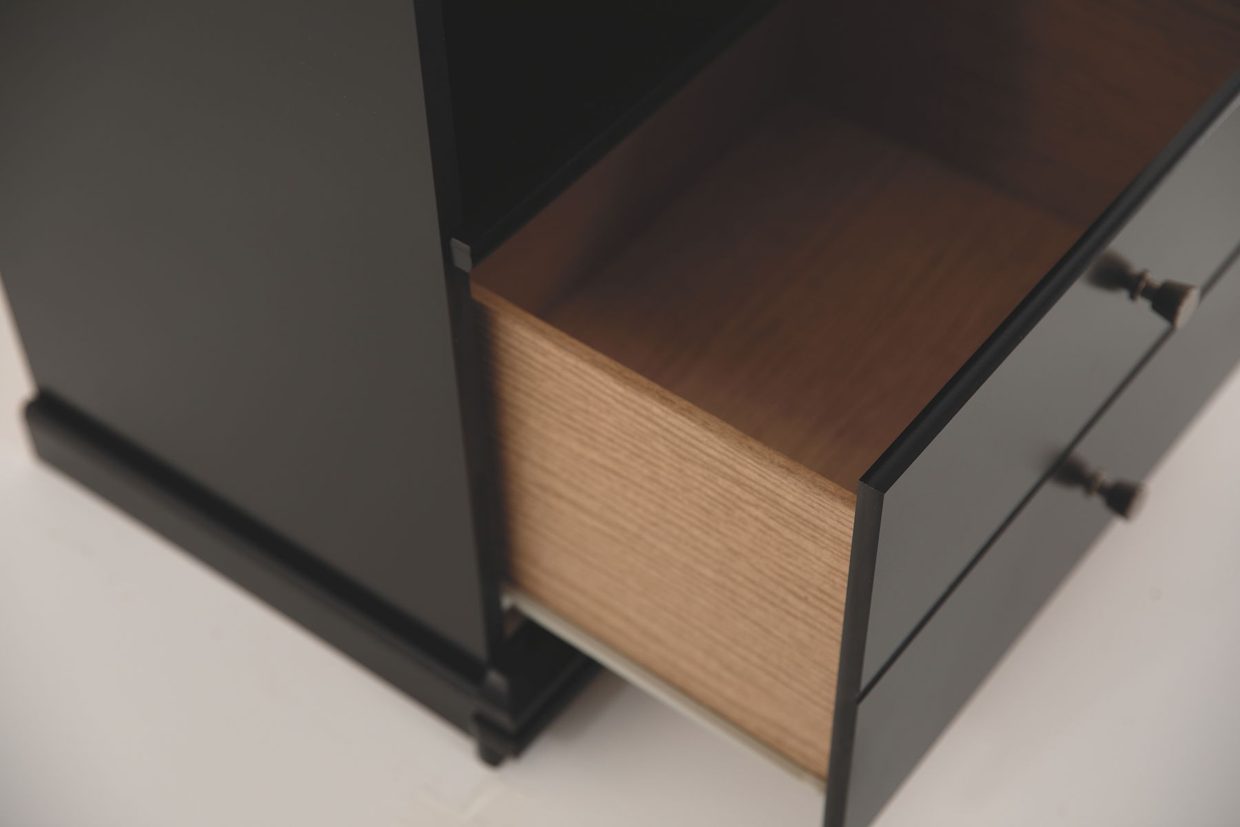 Maribel - One Drawer Night Stand - Black - Image 3