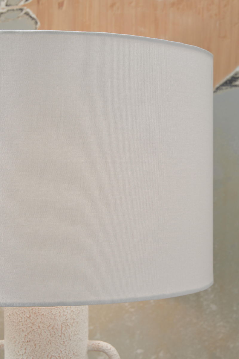 Perringhill - Metal Table Lamp - Distressed White - Image 4